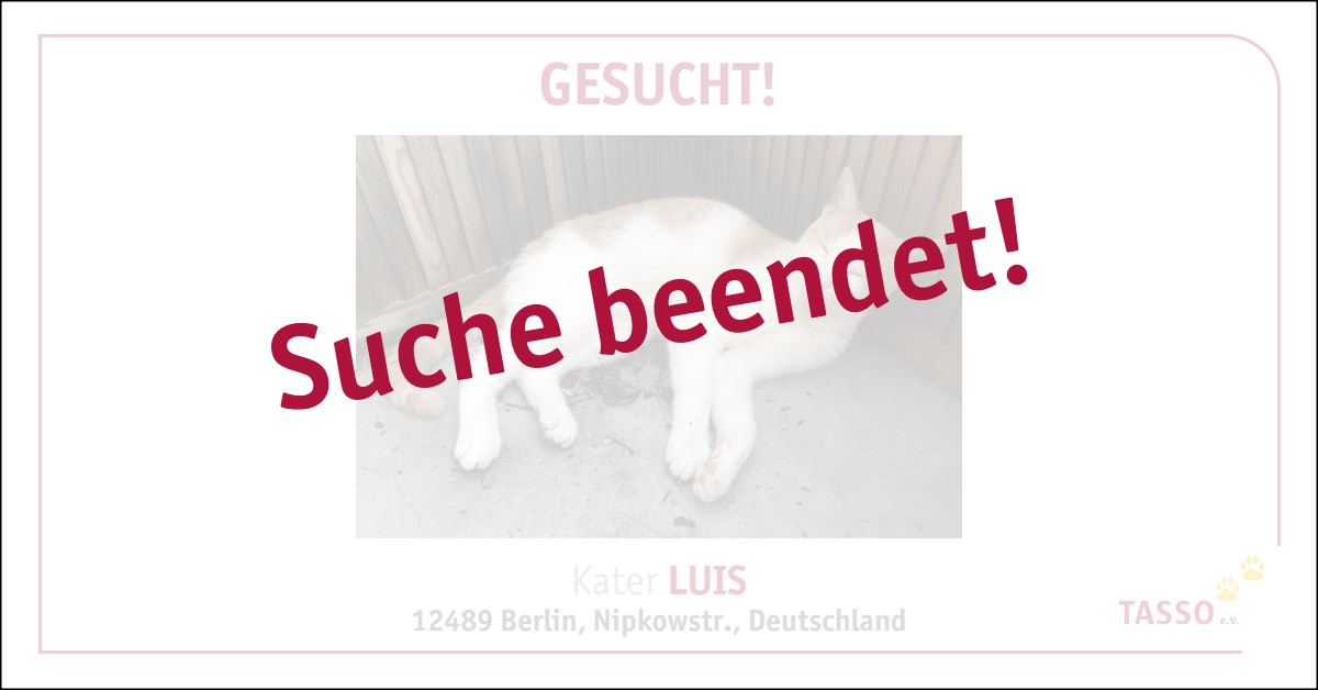 TASSOSuche in 12489 Berlin LUIS